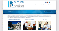 Desktop Screenshot of butlerhansen.com